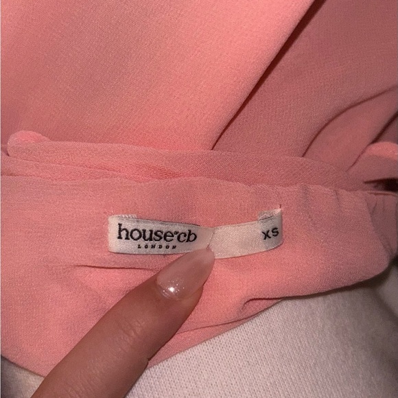 NWOT House of CB Sarina Apricot Ruffle Maxi Dress - Picture 14 of 14